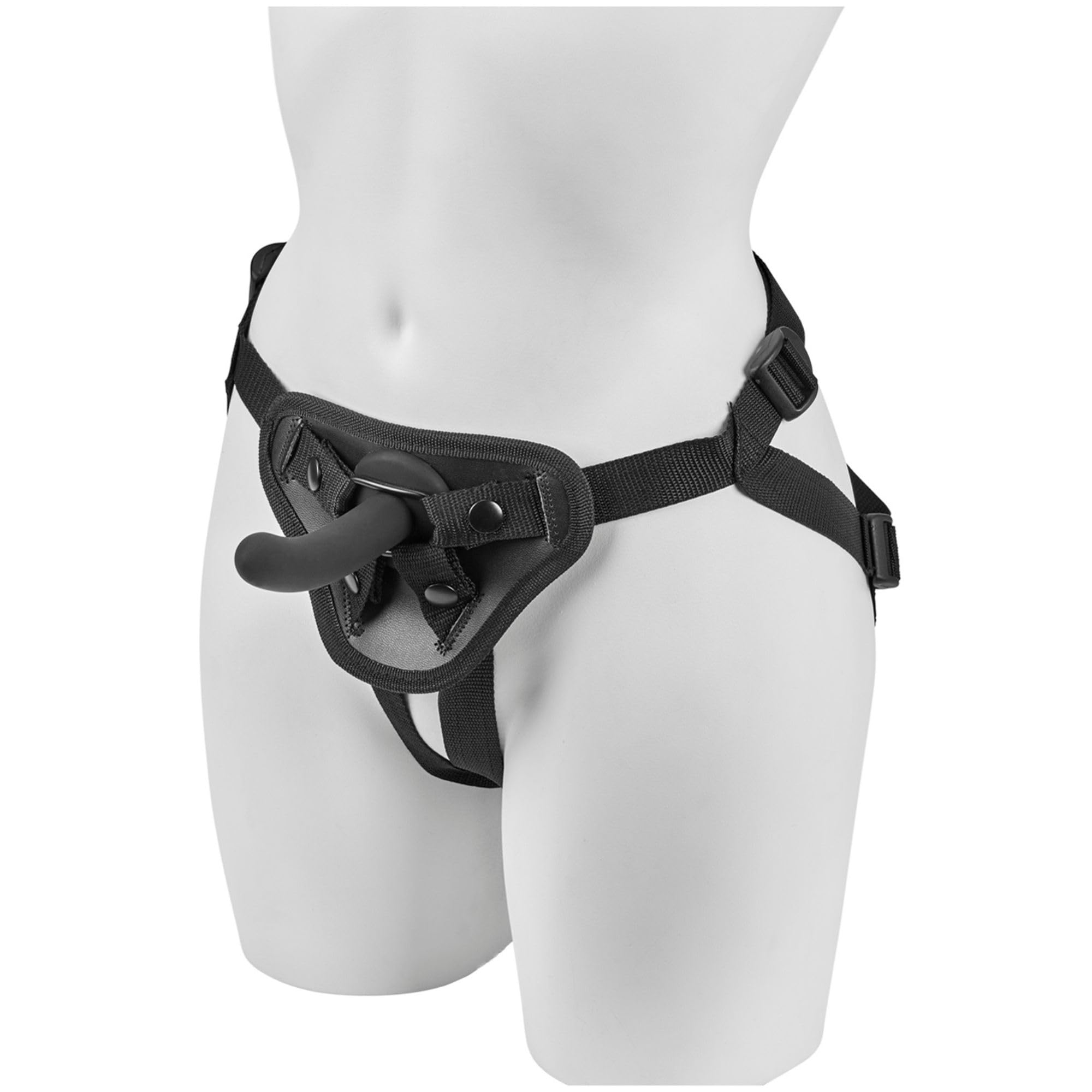 Obaie Gode Ceinture Couple Hetero - Godes Ceintures Homme pour Anus | Gode, Anneaux O inclus(e), 12,5 cm de longueur, 12,5 cm insérables, 2,3 cm de diamètre, 3,8 cm de diamètre intérieur, Cuir PU