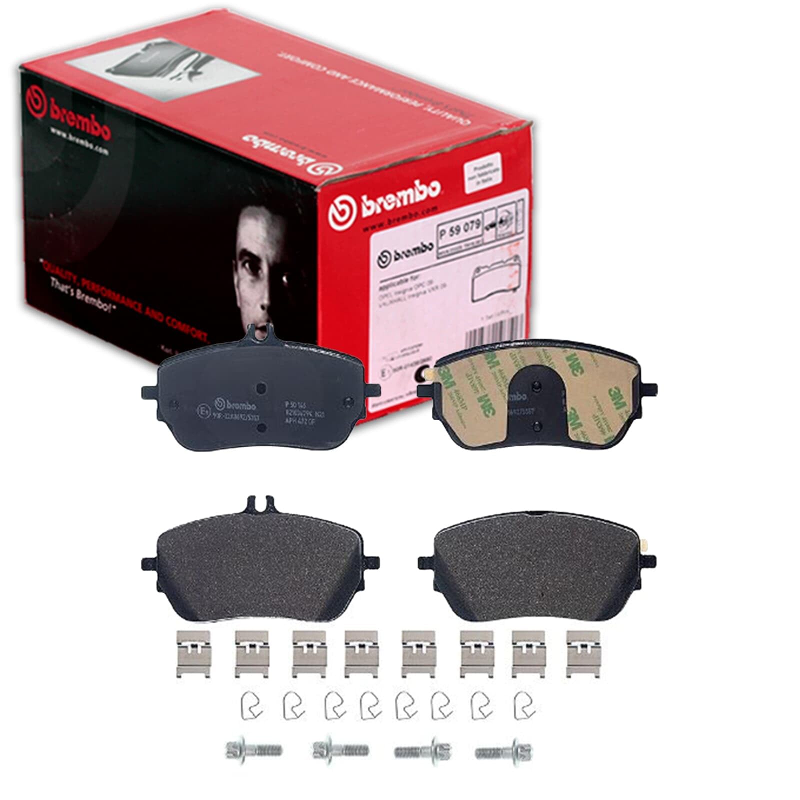 Pastiglie freno Brembo Anteriore P 50 146. Set di 4