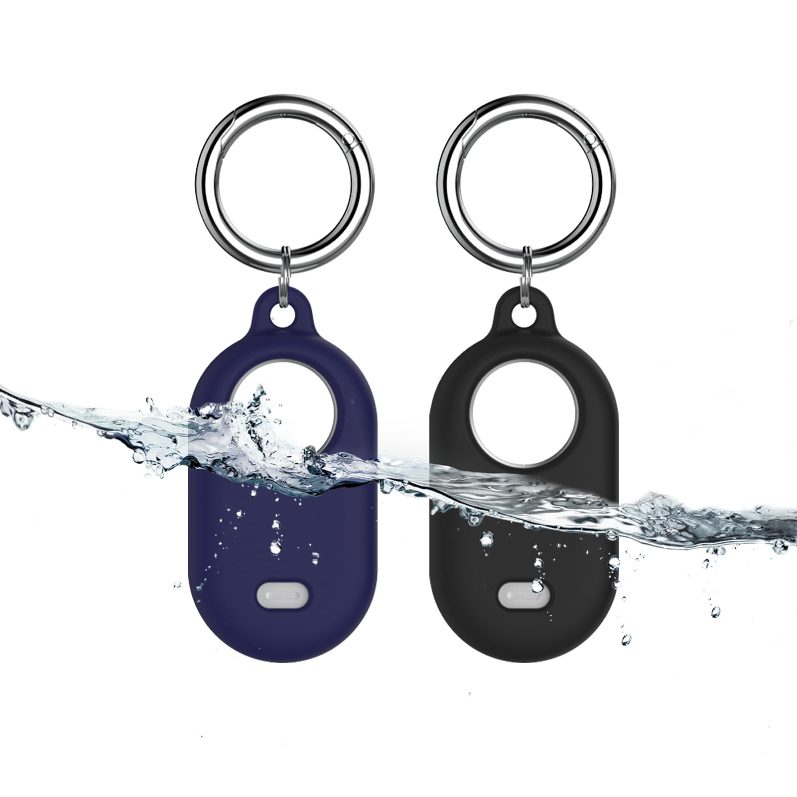 Aircawin for Samsung Galaxy SmartTag2 Case Cover(2 Pack),SmartTag2 Holder Case,Anti-Lost Silicone Full Protective Case for Smart Tag 2 Holder Cover