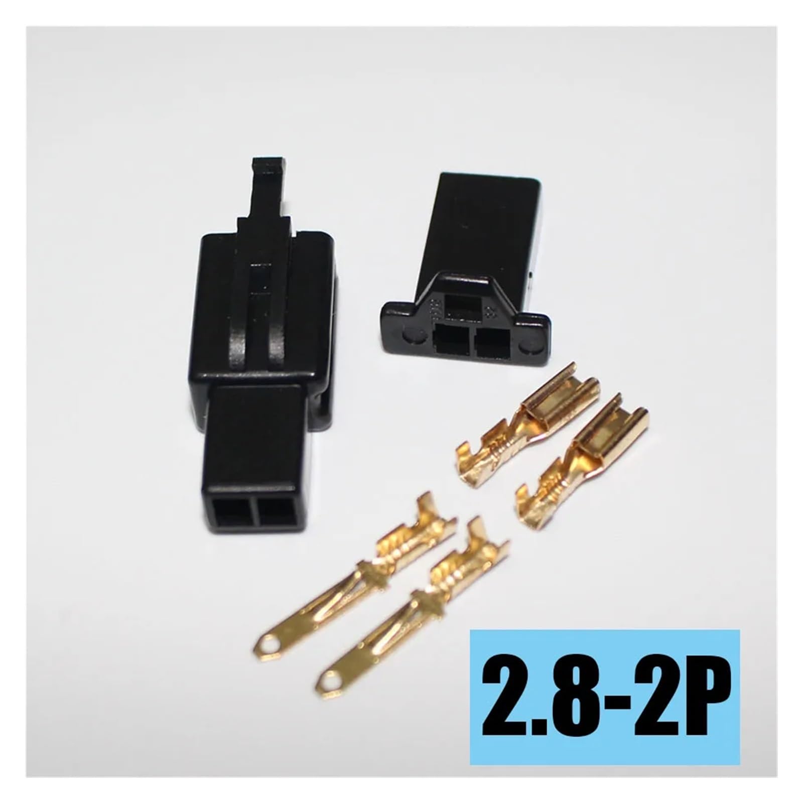 2.8mm Black 2/3/4/6/9 Way/pin Electrical Wire auto/car Connector(5set 2P)