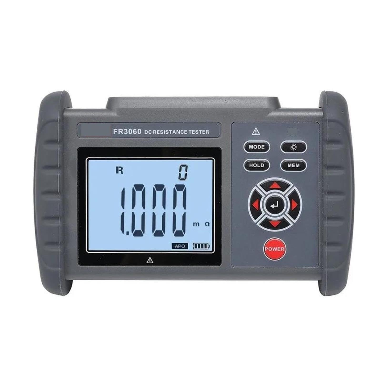 Multimetr cyfrowy, FR3060 FR3060A Przenośny tester niskiej rezystancji prądu stałego Precyzyjny 4-przewodowy miliomomierz(FR3060 1u ohm)