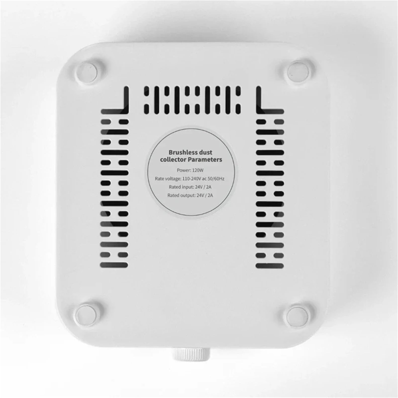 Aspirador Uñas, Aspiradora de uñas sin escobillas de 120 W con potente succión for manicura y filtro extraíble, velocidad ajustable.