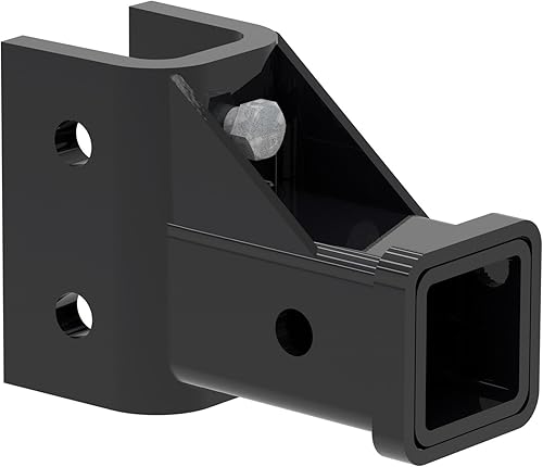 Miniatura 7 de CURT 45802 Soporte de tubo de montaje de bola de enganche de remolque ajustable de repuesto para CURT #45799