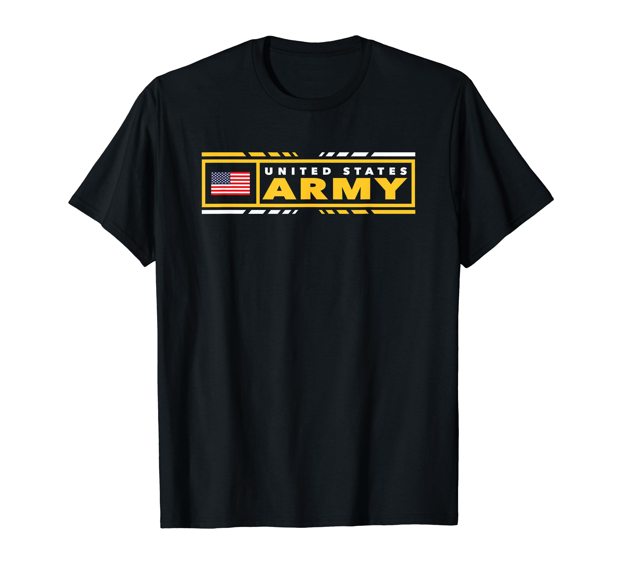Army United States Military Zone Black Officially Licensed T-Shirt