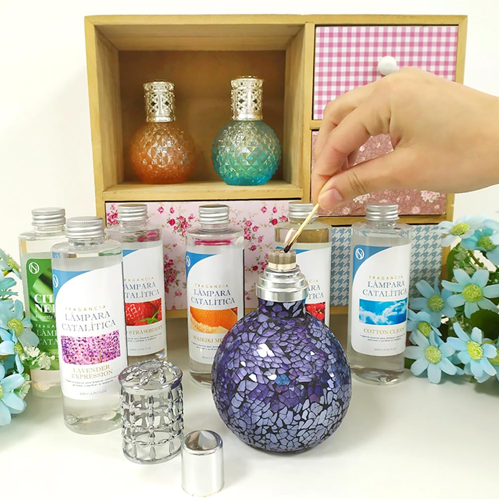 Pack Ahorro 2X Fragancias Lámpara catalítica 200ml: 1 Aroma Mediterranean Light + Limpiador Neutro