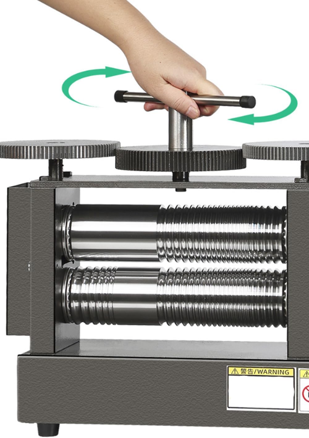SYXINGL Electrical Jewelry Rolling Machine 4 in 1 Jewelry Gold Wire Chain Metal Sheet Roller Mill Machine 1.5HP