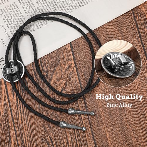 Image of Bolo Tie for Women Men, Western Bolo Tie Rodeo Cowgirl Cowboy Tie Bolo Ties Cowboy Accessories for Men Women