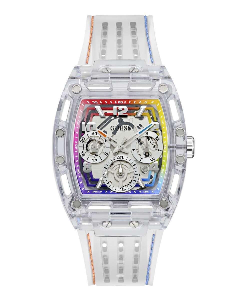 Guess Reloj de Pulsera de Silicona Phoenix para Hombre