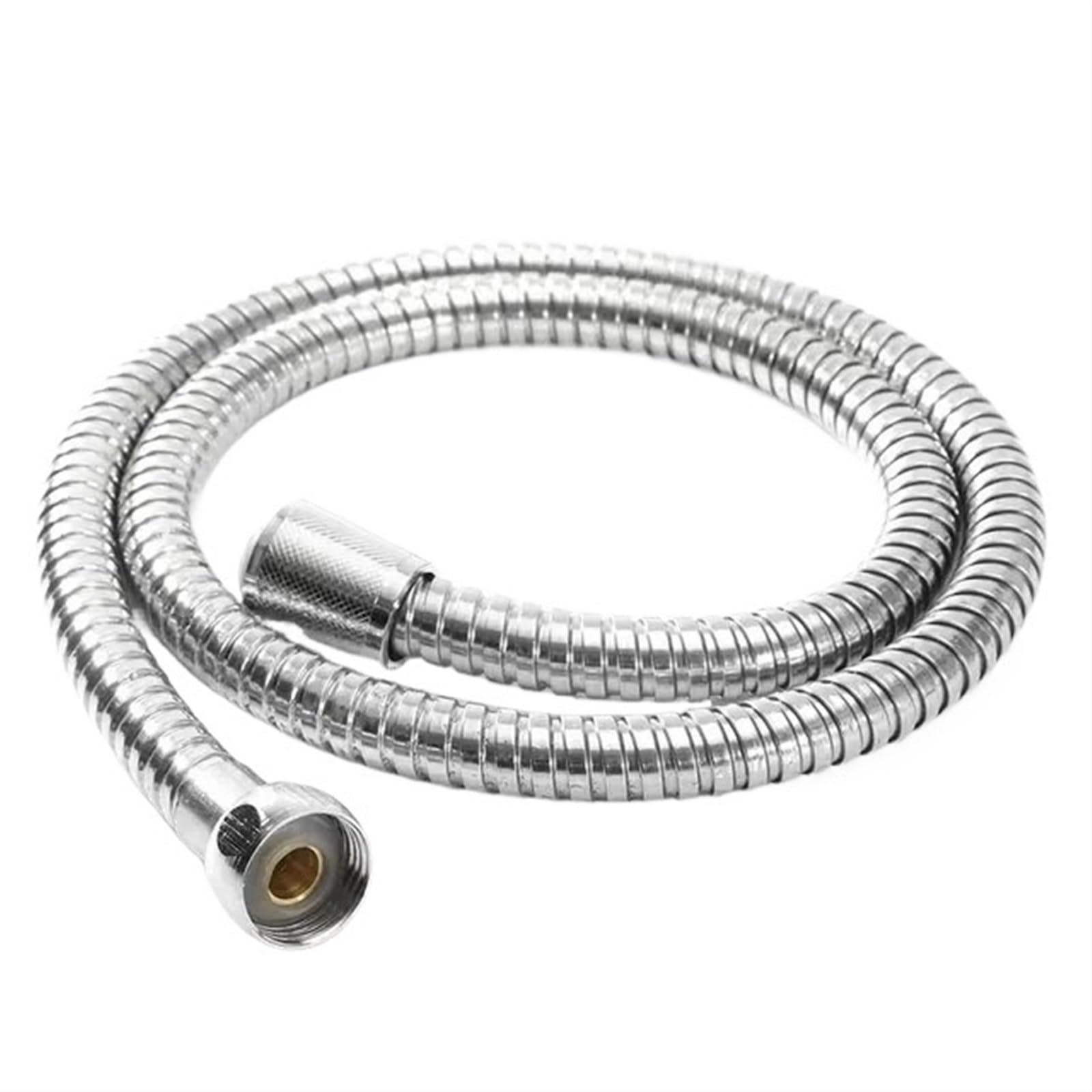 Manguera de ducha acero inoxidable y cobre | Plata 1/1,5/2 metros Baño: Manguera de extensión for cabezal de ducha cromada de acero inoxidable(2m)