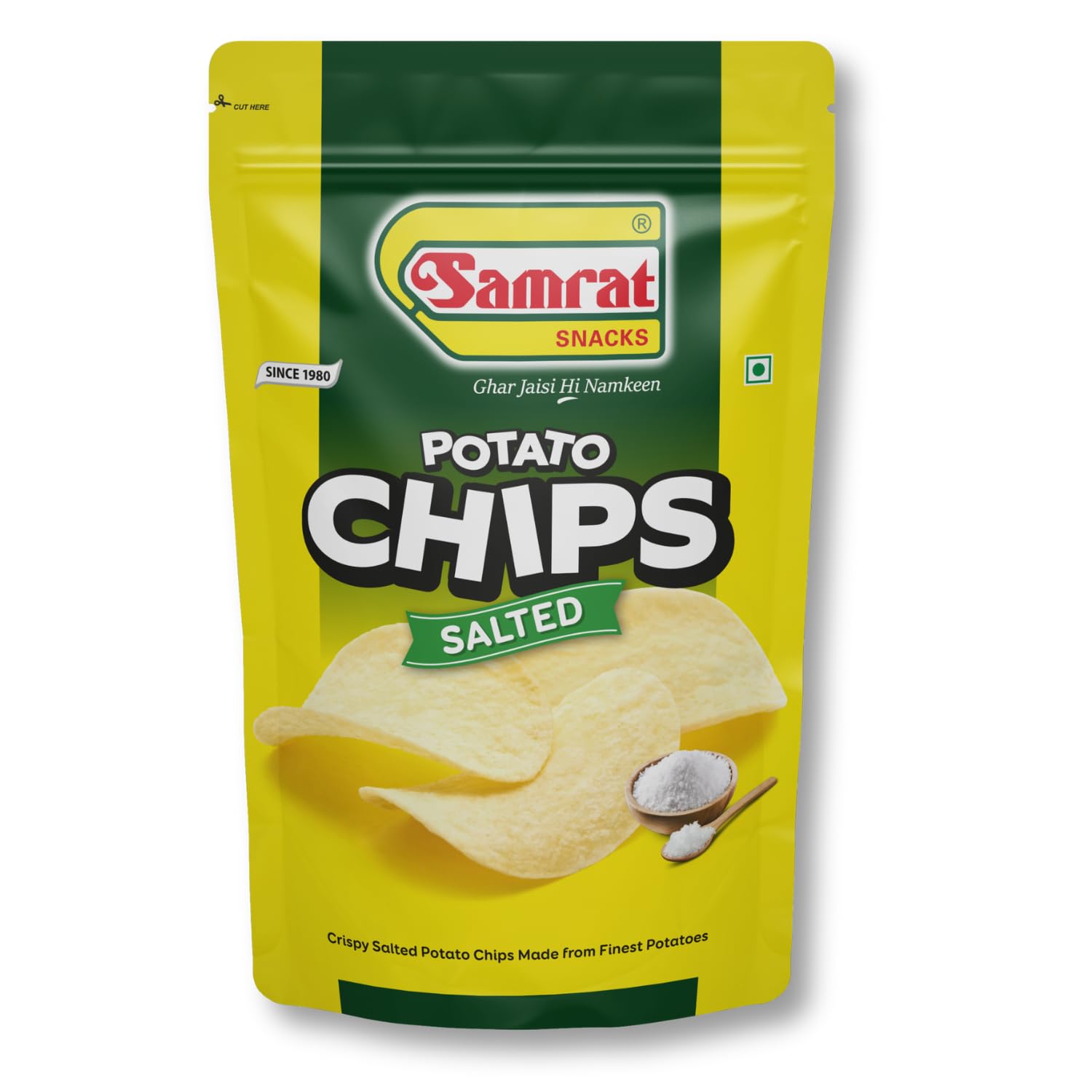 Samrat | Crunchy Potato Chips Salted Wafer | Delicious Namkeen Snack for Every Craving | 400 grams (B0BN8HGD8K) Amazon Price History, Amazon Price Tracker