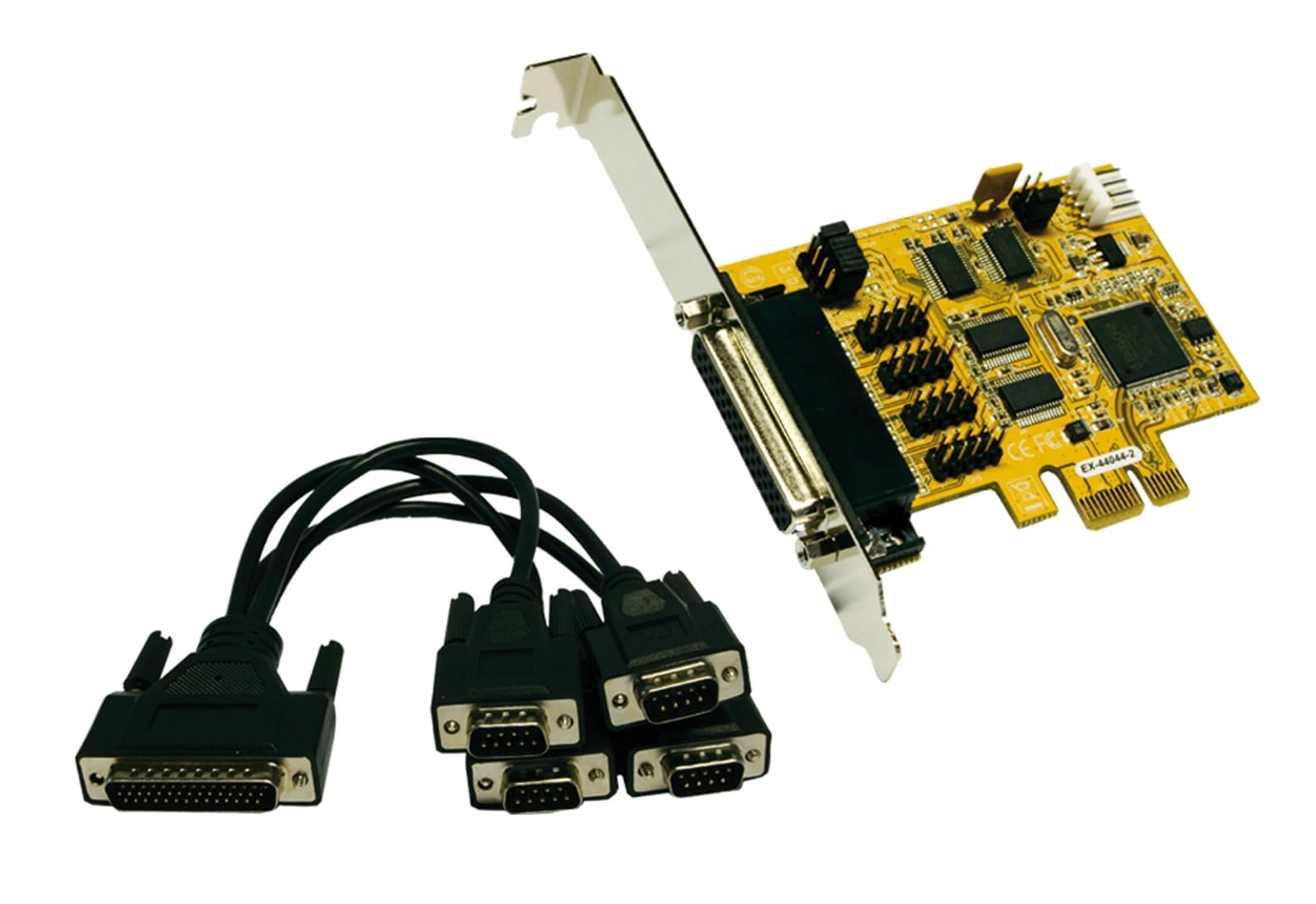 Exsys EX-44140-2 PCIe 2S/1P: Scheda Seriale RS-232 e Parallela Professionale