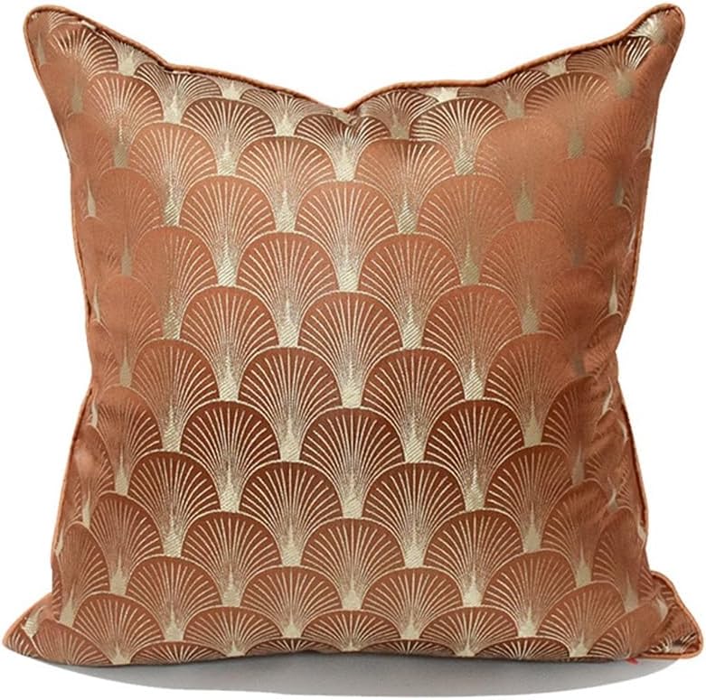 HBJWOV Chinese Fan Sofa Pillow Cushion Cover Model Room Soft Installation Living
