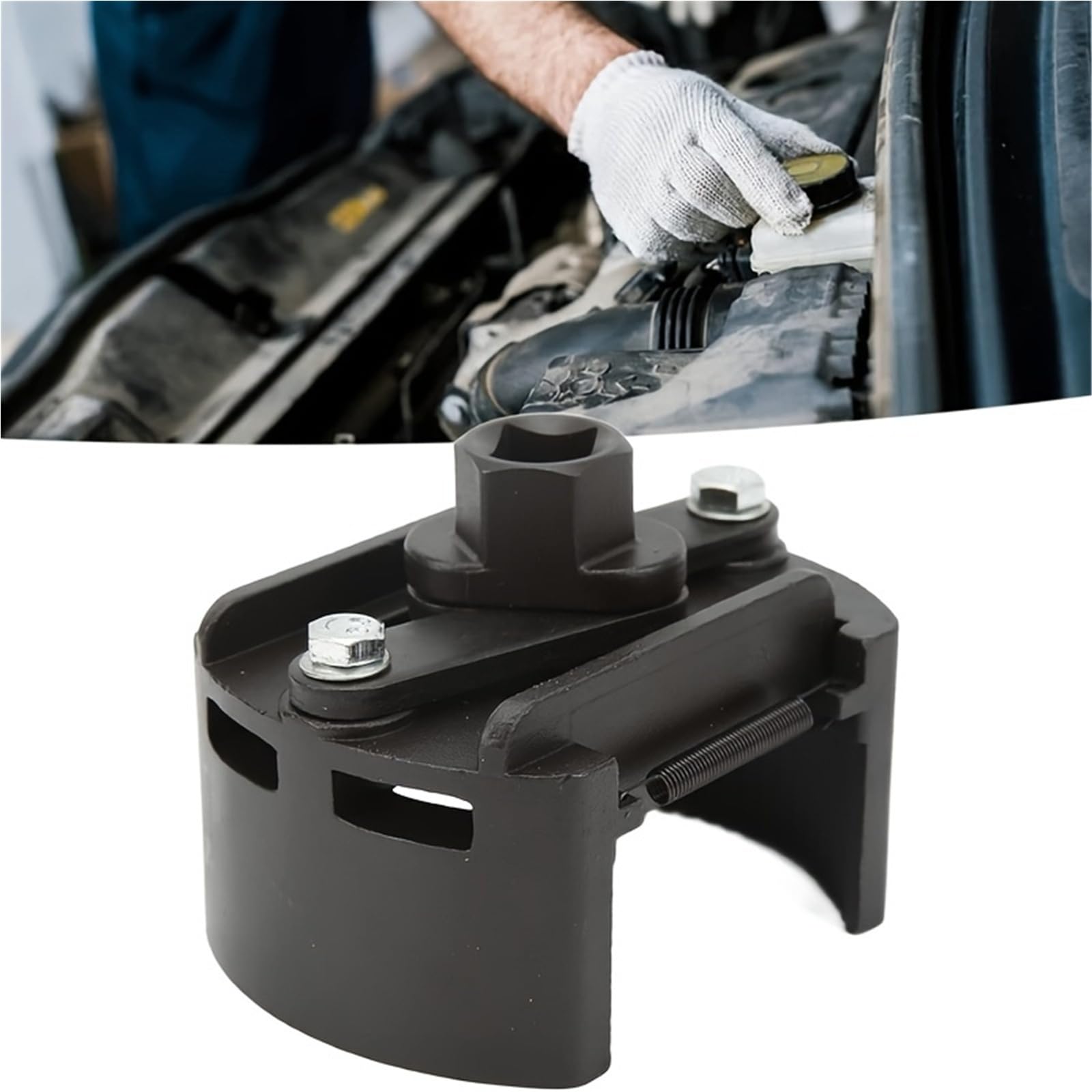 Llave Filtro Aceite Oil Filter Wrench | Adjustable Steel Spanner Removal Tool 60-80mm for Auto Truck