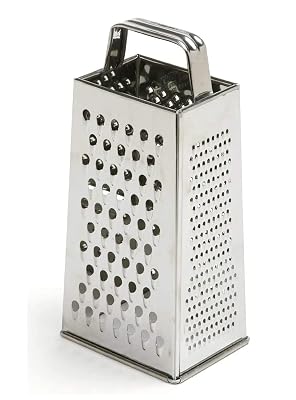 Kuber Industries Vegetable Grater & Slicer|Stainless Steel 5 in 1 Kitchen Chopper|Premium Versatile Grater for Cheese|Ve