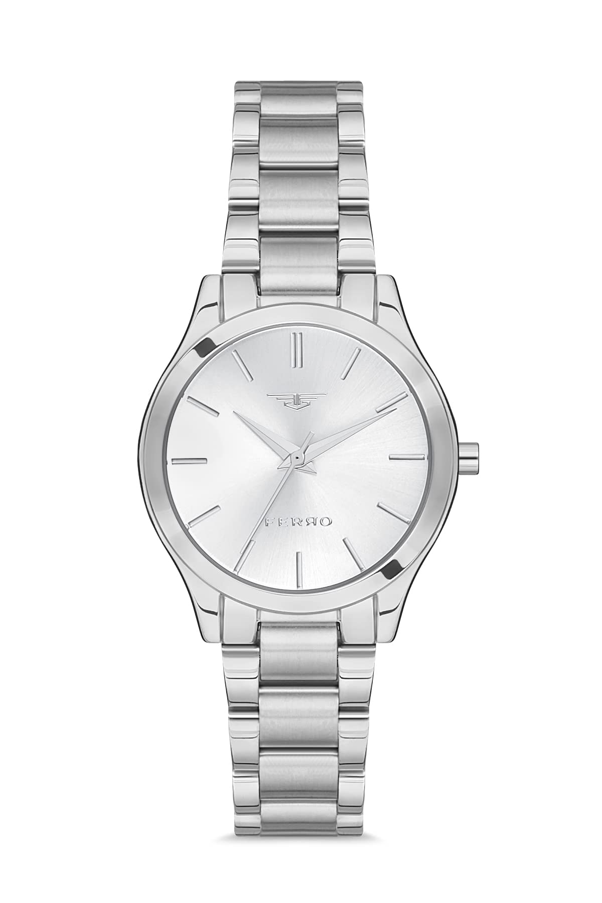 Ferro Analog Silver Dial Womens Watch-F21121A-1153-A (B09RWL2FXM) Amazon Price History, Amazon Price Tracker