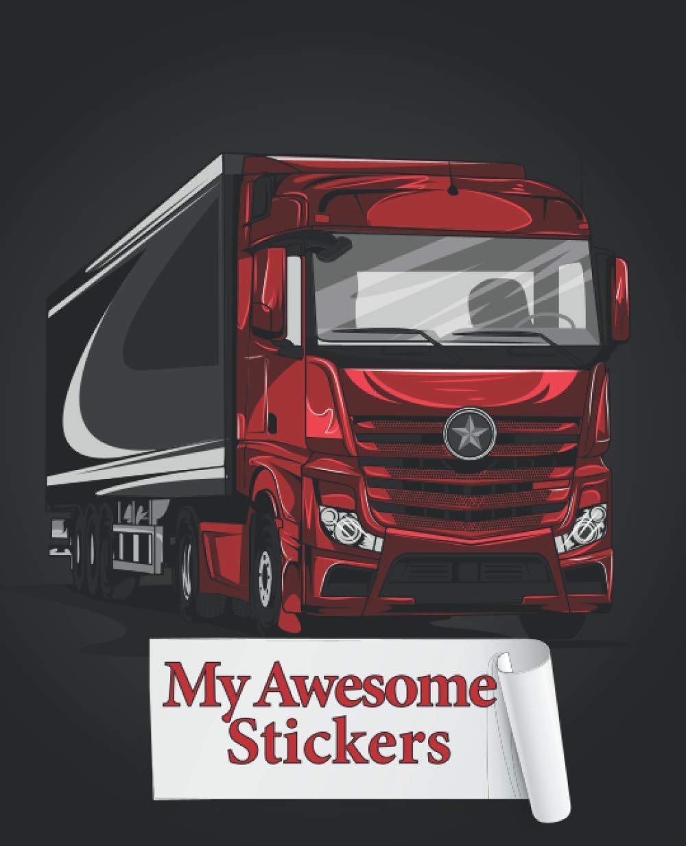 My awesome sticker book: blank sticker books for collecting stickers