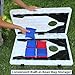 Driveway Games All-Weather Indoor/Outdoor Corntoss Set, 8 Canvas Bags & 2 Targets, 4' x 2'