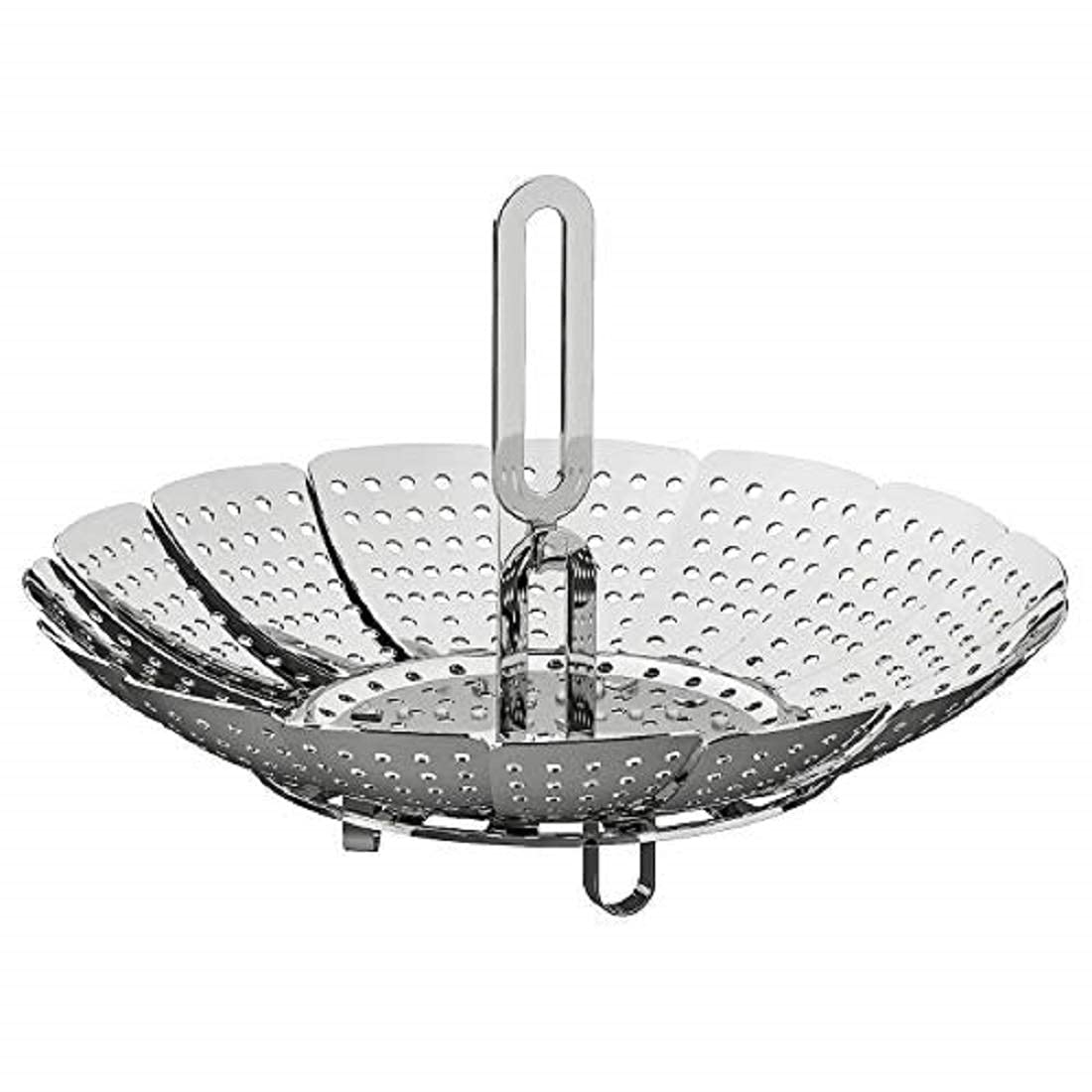 Bplus Stainless Steel Vegetable Steamer Basket/Insert for Pots, Pans, Crock Pots & More. 5.6inch to 9inch , Silver