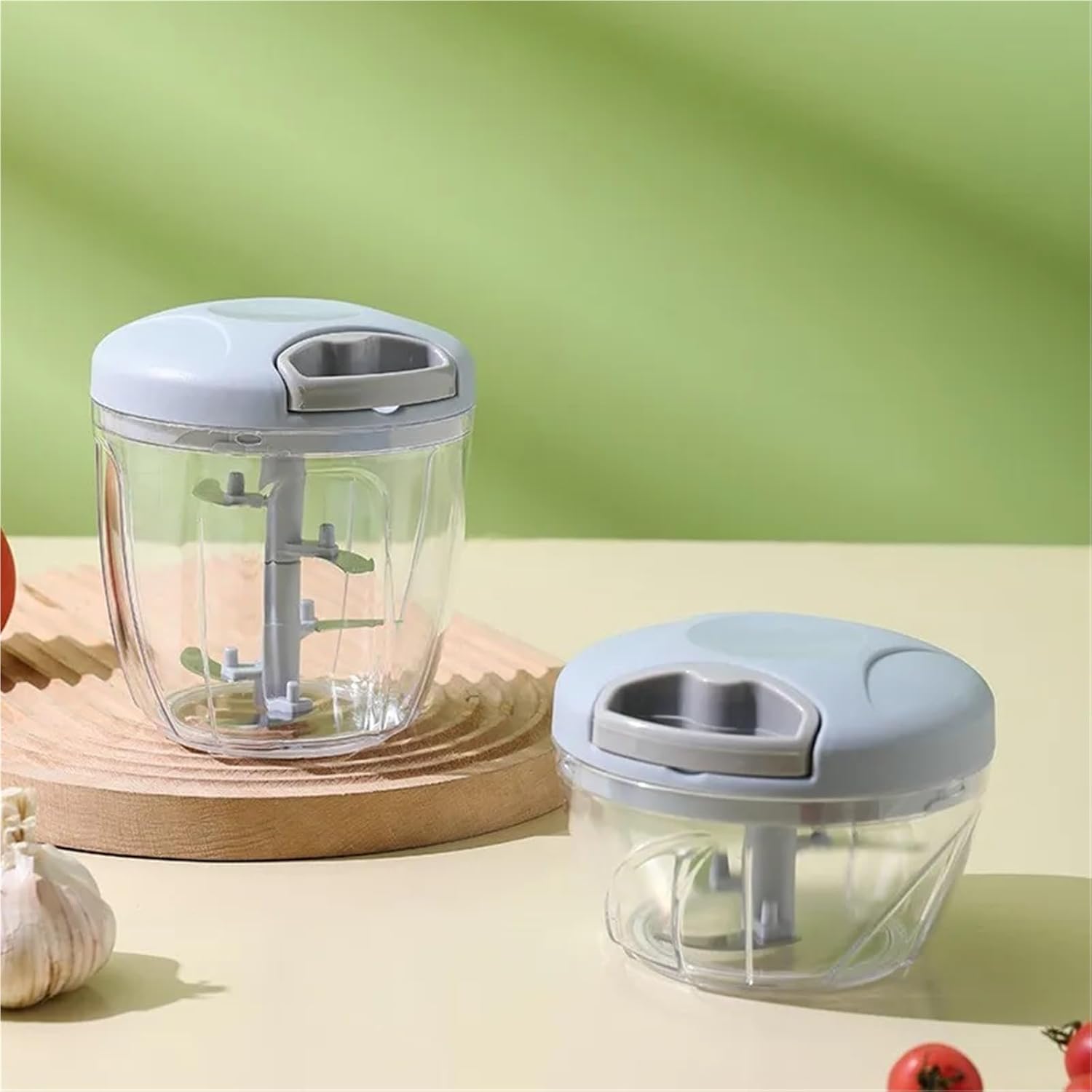 500ML Home Garlic Press Manual Mincer Garlic Crusher Garlic Paste Grinder Meat Mincer
