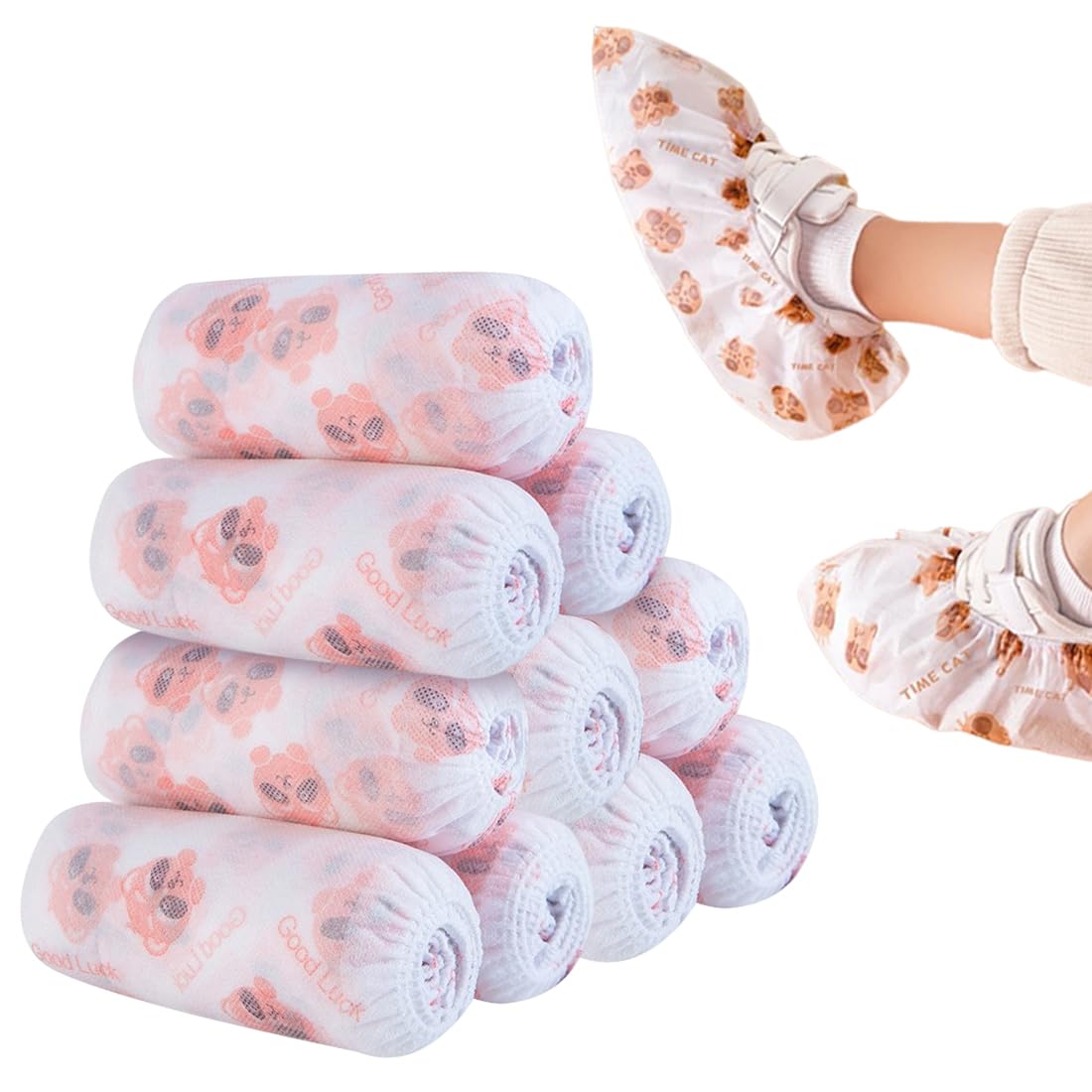 Copriscarpe Monouso in TNT Ultra Resistenti 100 Pezzi usa e getta