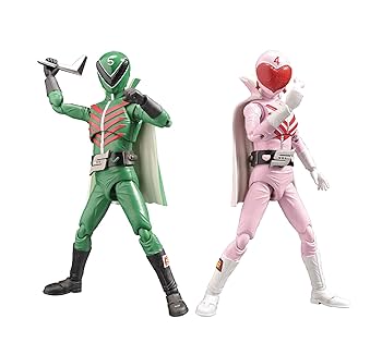 HERO ACTION FIGURE　ゴレンジャー　アカ　アオ＆キ　モモ＆ミド HERO ACTION FIGURE ゴレンジャー アカ アオ＆キ モモ＆ミド