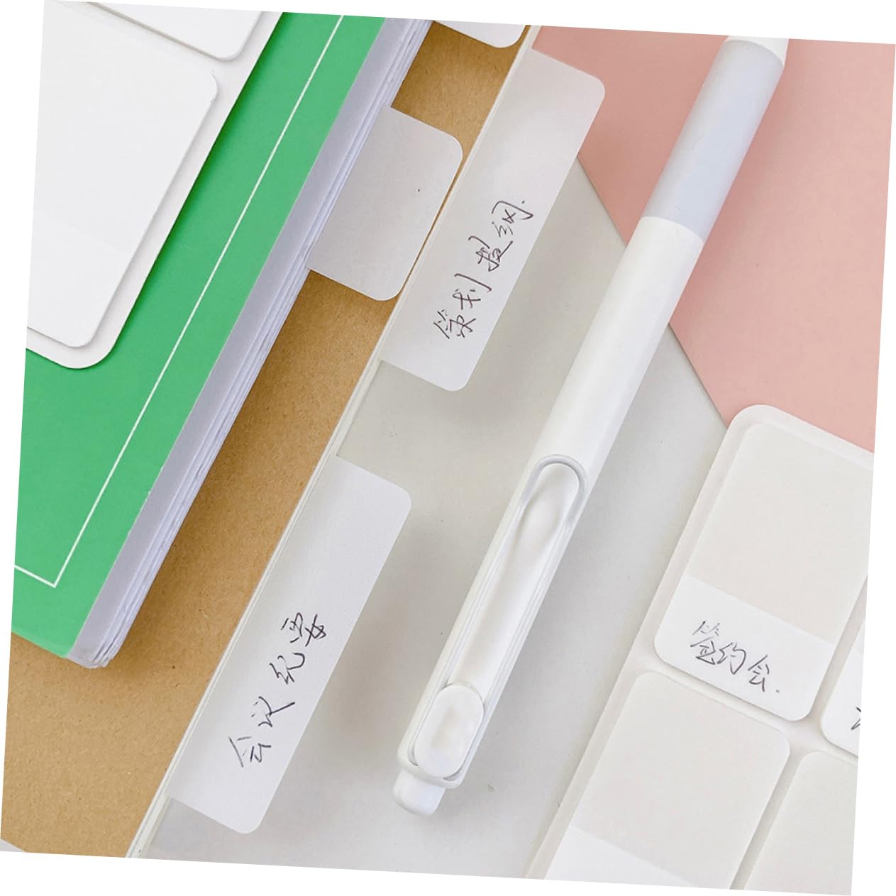 1400stücke Haftnotizen Und Lesezeichen Selbstklebende Index-tabs Für Büro Studium Und Organisation Von Dokumenten