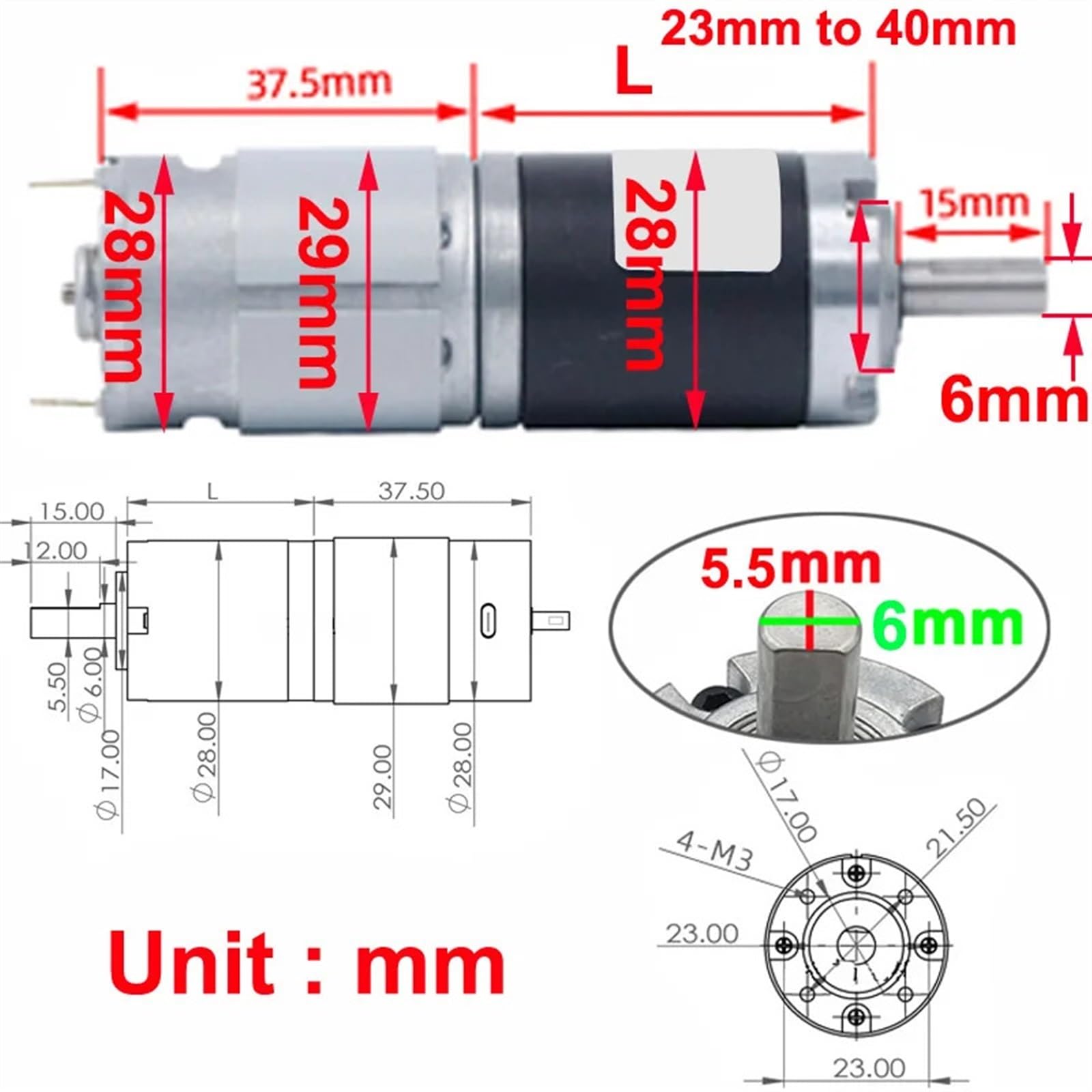 1 sztuka miniaturowy silnik z przekładnią planetarną DC 12 V 24 V regulowana prędkość może być odwrócona, wysoki moment obrotowy, niski mały (24 V 80 obr./min, 7 kgf.cm)