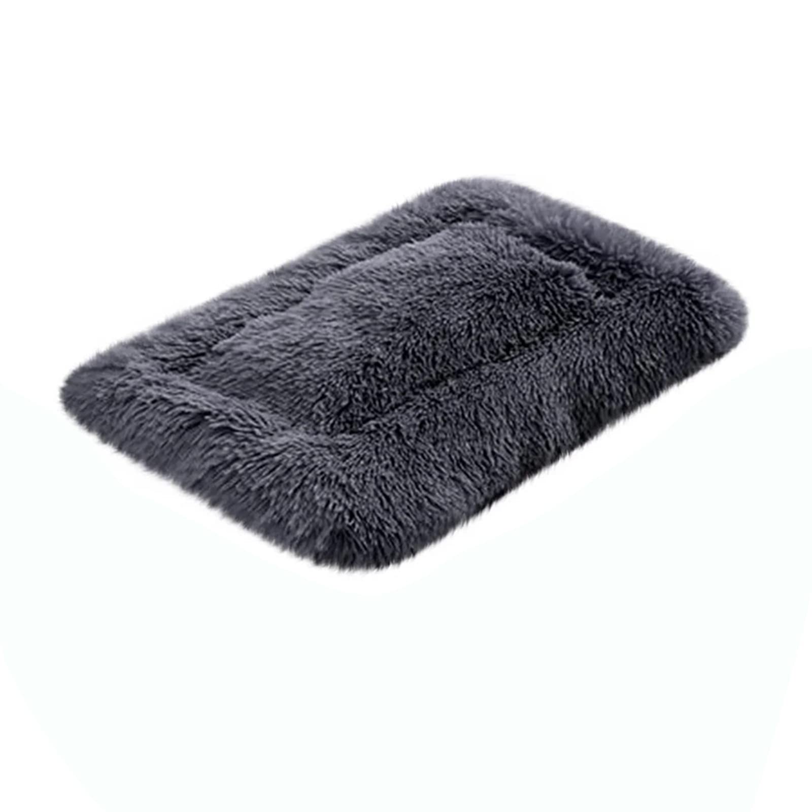 Cat Beds for Indoor Cats, Non-Slip Bottom Washable Warm Soft Pet Bed,Extra Fluffy Plush Cozy Durable Cat Mat for Floor Crate Indoor Carriers Couch Kennel