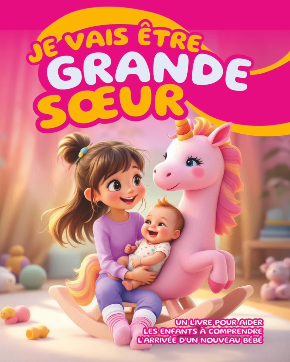 Je vais être grande sœur: Un livre pour aider les enfants à comprendre l’arrivée d’un nouveau bébé