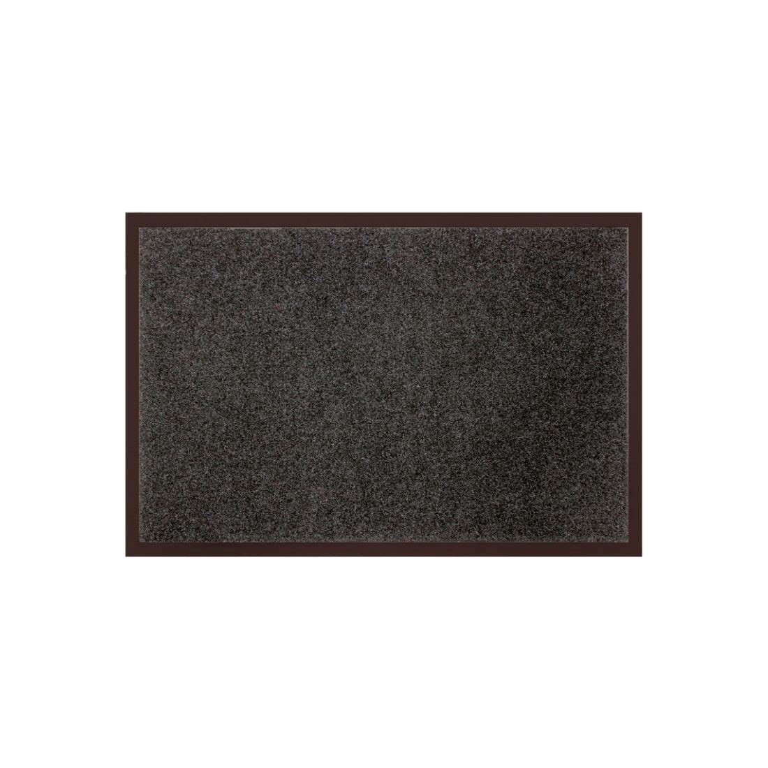 Acomoda Textil – Felpudo Atrapapolvo de Entrada, Alfombra Rectangular de Goma Resistente y Antideslizante. Alfombrilla Acolchada de Fácil Limpieza Ideal para Interior y Exterior. (Gris, 40x60 cm)