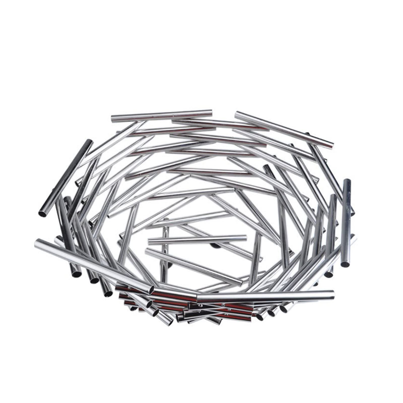 TRIBAB Fruit Tray, Stainless Steel Fruit Plate Decorative Metal Serving Basket Tableware And Kitchenware Organizer Ornament