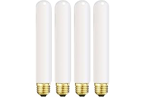 T10 dimmable LED Light Bulbs, 60 Watt Replacement with Warm Neutral Light