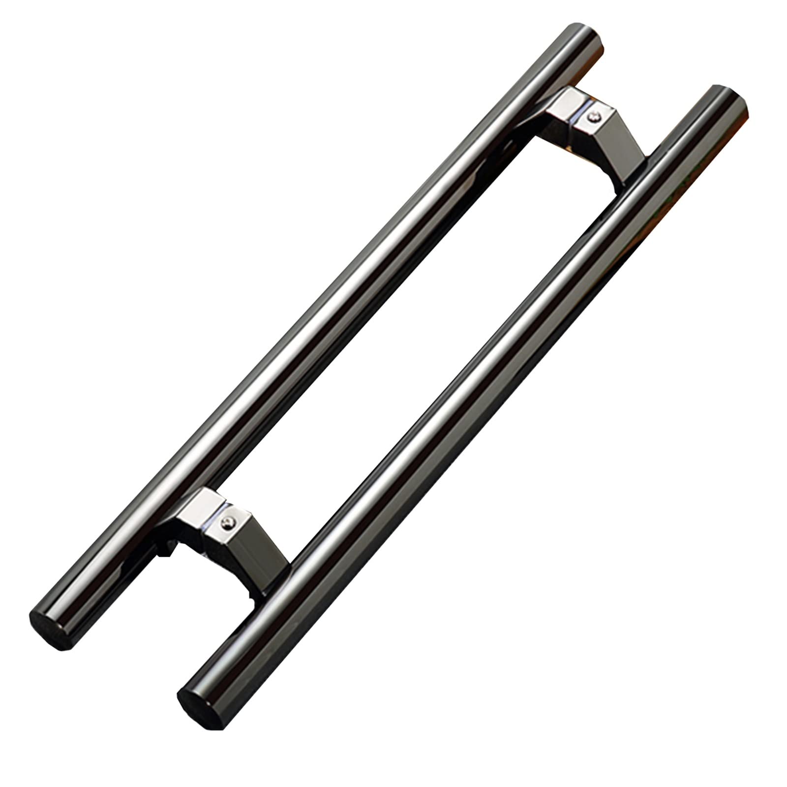 BHGFYXBS Rose Gold Thickening Shower Door Handle With Double Curved Utility Push Pull Design Ideal For Garage Wooden And Glass Doors 120Cm Size,Black-60Cm(23.6In),Black-60cm(23.6in)