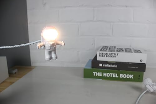 SOONDAR® Creative Spaceman Astronauta LED Flexible USB Luz para portátil PC Notebook
