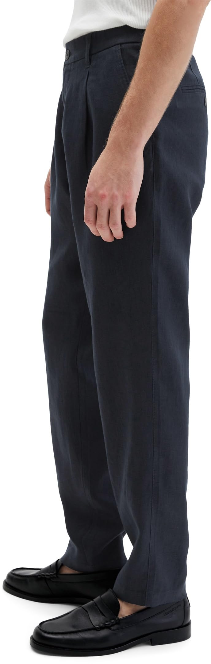 Marc OߴPolo Uomo Pantaloni in Lino con Vita Elasticizzata Tapered Fit