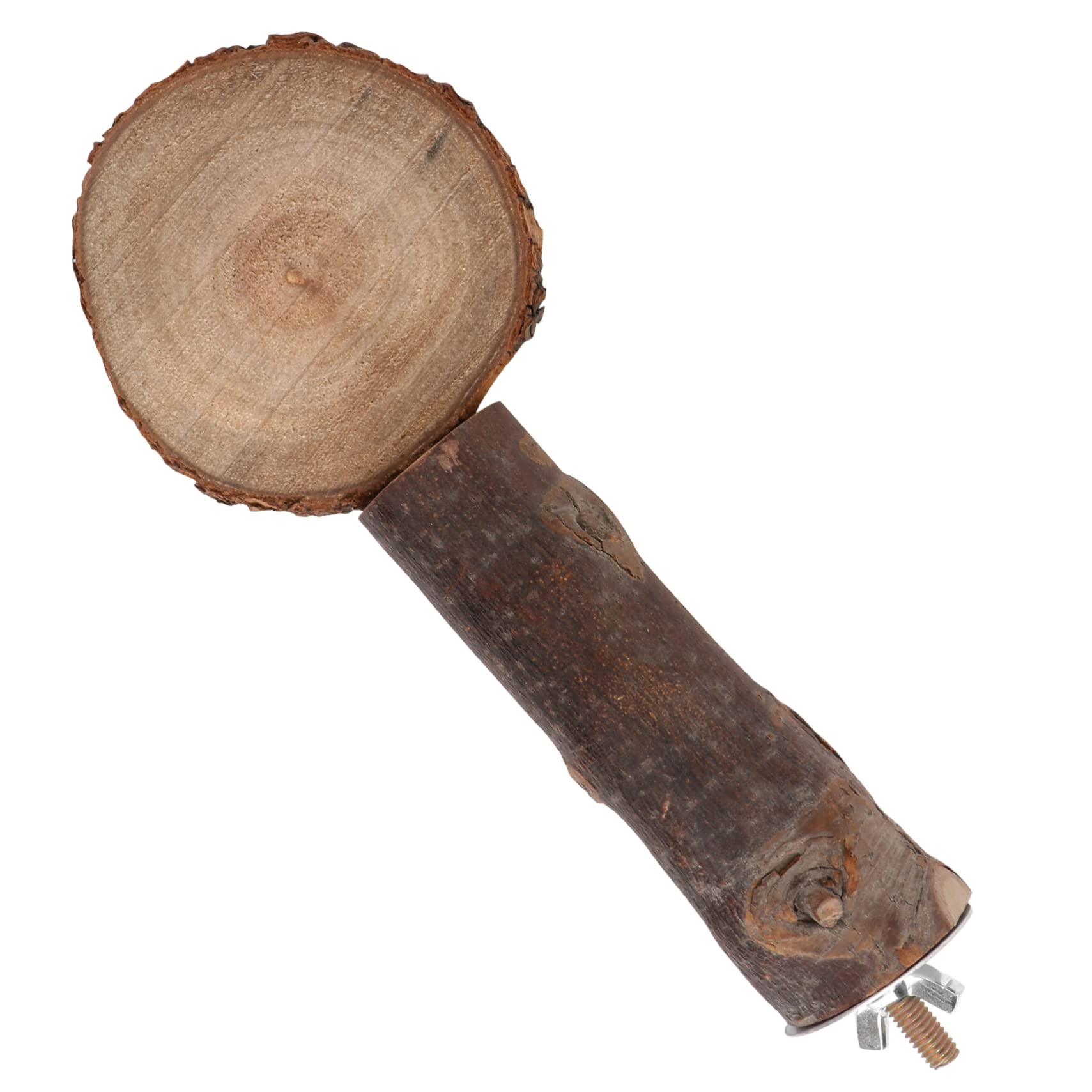 FONDOTIN Parrot Platform Gangplank Bird Stands for Parrots Perches for Birds Natural Wood Material