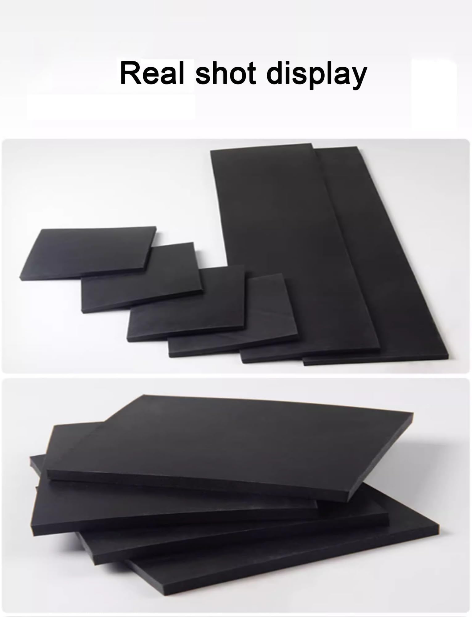 Tapete aislante de goma, tapete de seguridad de voltaje for pisos, lámina aislante de caucho for subestaciones/salas de distribución, tapete resistente for cuadros de distribución (negro)(100cm,0.2cm)