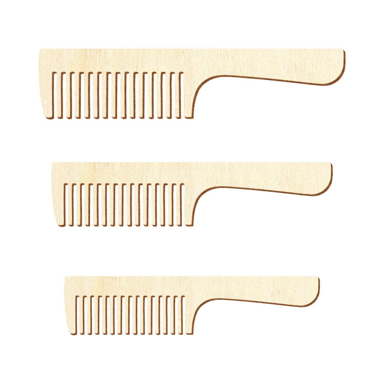 Holz Kamm - Deko Basteln 5-50cm, Größe:50cm, Pack mit:1 Stück