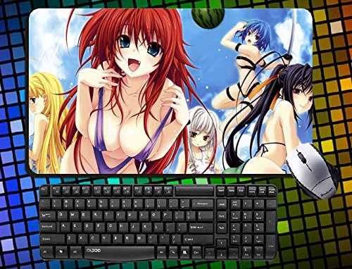 Rias Gremory,Issei Hyodo,Asia Argento,Akeno Himejima,Tsubaki Shinra,Sona Sitri Large Mouse Pad 60cmx35cm Anime Desk Pad Table Play Mat (25)