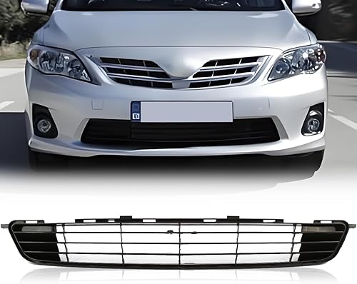 Miniatura 6 de YLT AUTO Parachoques delantero inferior rejilla guardia negro capó delantero entrada de aire para 2009 2010 Toyota Corolla S LE CE XRS XLE