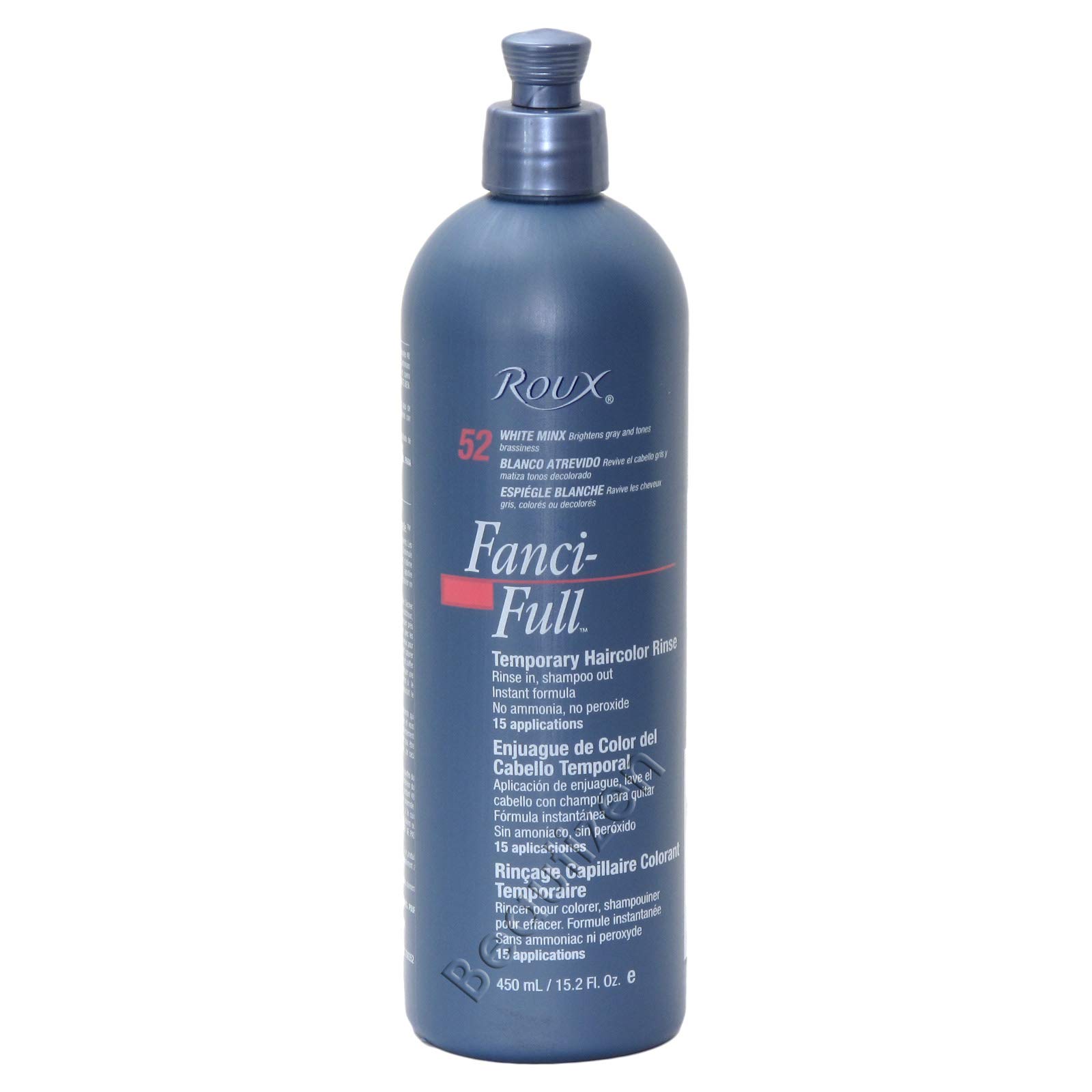 Roux Fanci-Full Temporary Color Rinse White Minx (Pack of 2)