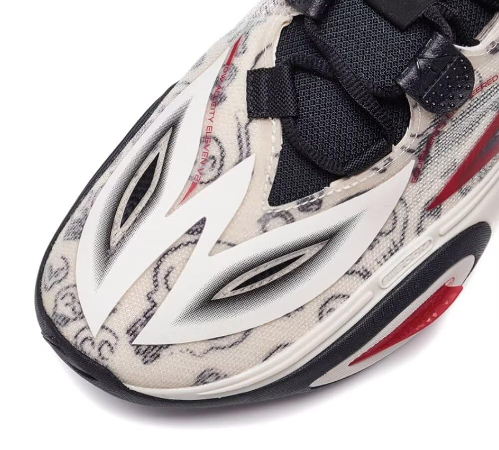 Li-Ning Hombres Profesionales Zapatos de Baloncesto Reflejo de Alto Rebote Antideslizantes Calzado de Basquetbol para Hombre Wade ALLCITY 12 Series
