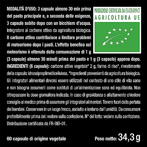Nutrimea Carbone attivo vegetale Bio
