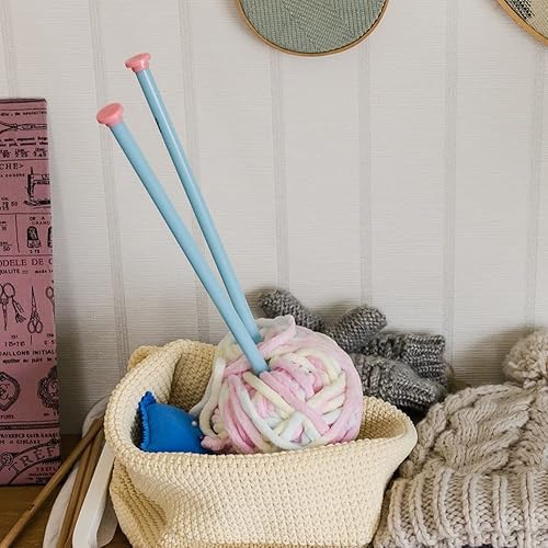 Miniatura 8 de Hilo de tejer, de una sola capa, suave, cálido, esponjoso, grueso, hilo de felpilla, madejas multicolor para tejer y hacer ganchillo, regalo para