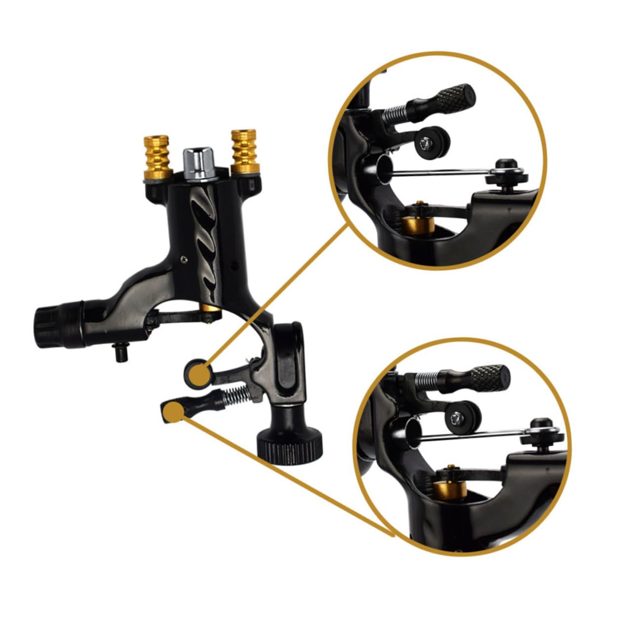 Rotationsmotormaschine Mit Geringem Geräuschpegel Und Vibrationsarmem Design Geeignet Als Liner Und Shadermaschine Für Standardgriffe Röhren Und Nadeln Umschaltbares Nadelndesign