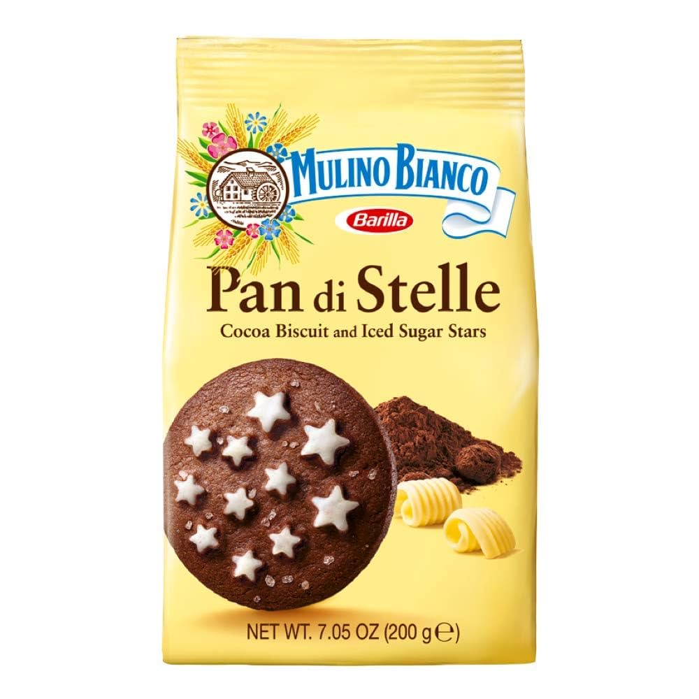 ソニア・マリア・ルーチェ・ポッセンティーニ﻿ Grande o piccolo? Amazon.com: Mulino Bianco Chocolate Star Cookies Pack of 1