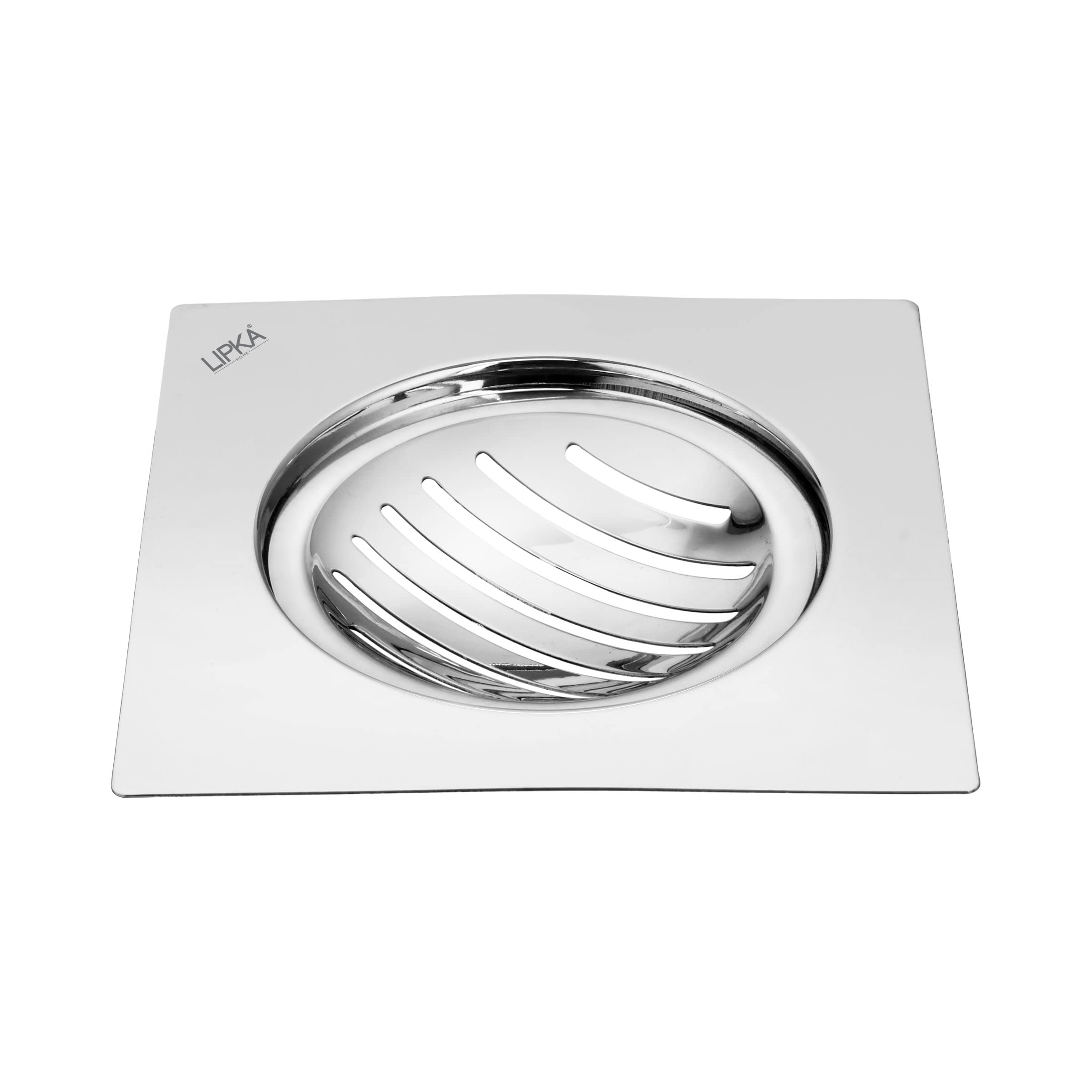 LIPKA Eon Square Flat Cut with Classic Jali Floor Drain |Premium Stainless Steel |6 x 6 Inches| (B083ZGJGT9) Amazon Price History, Amazon Price Tracker