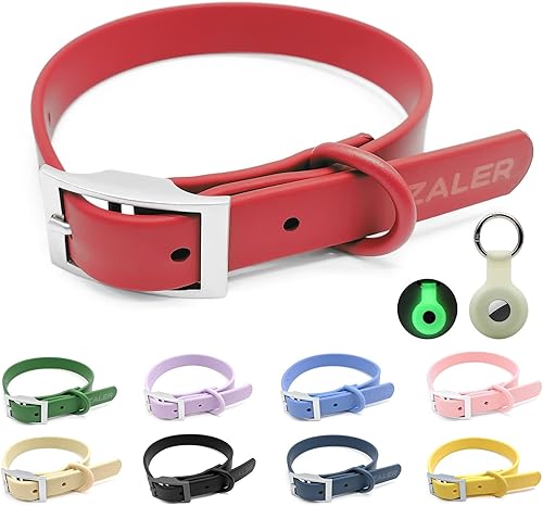 Collar de perro impermeable, collares ajustables a prueba de olores fáciles de limpiar, collares suaves y cómodos para perros grandes, medianos y