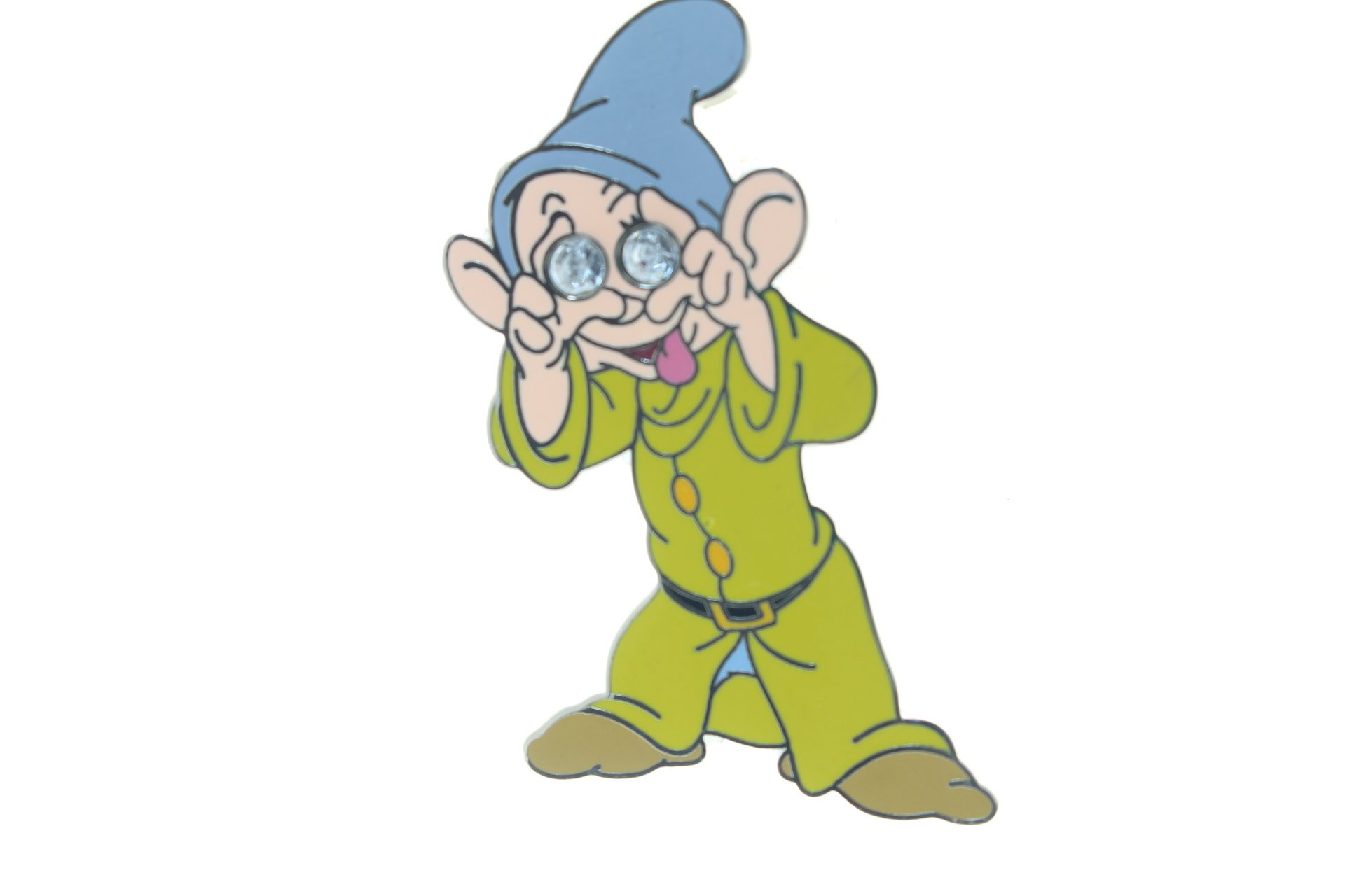 Pin de Dopey con ojos de diamante para coleccionistas de broches esmaltados 3