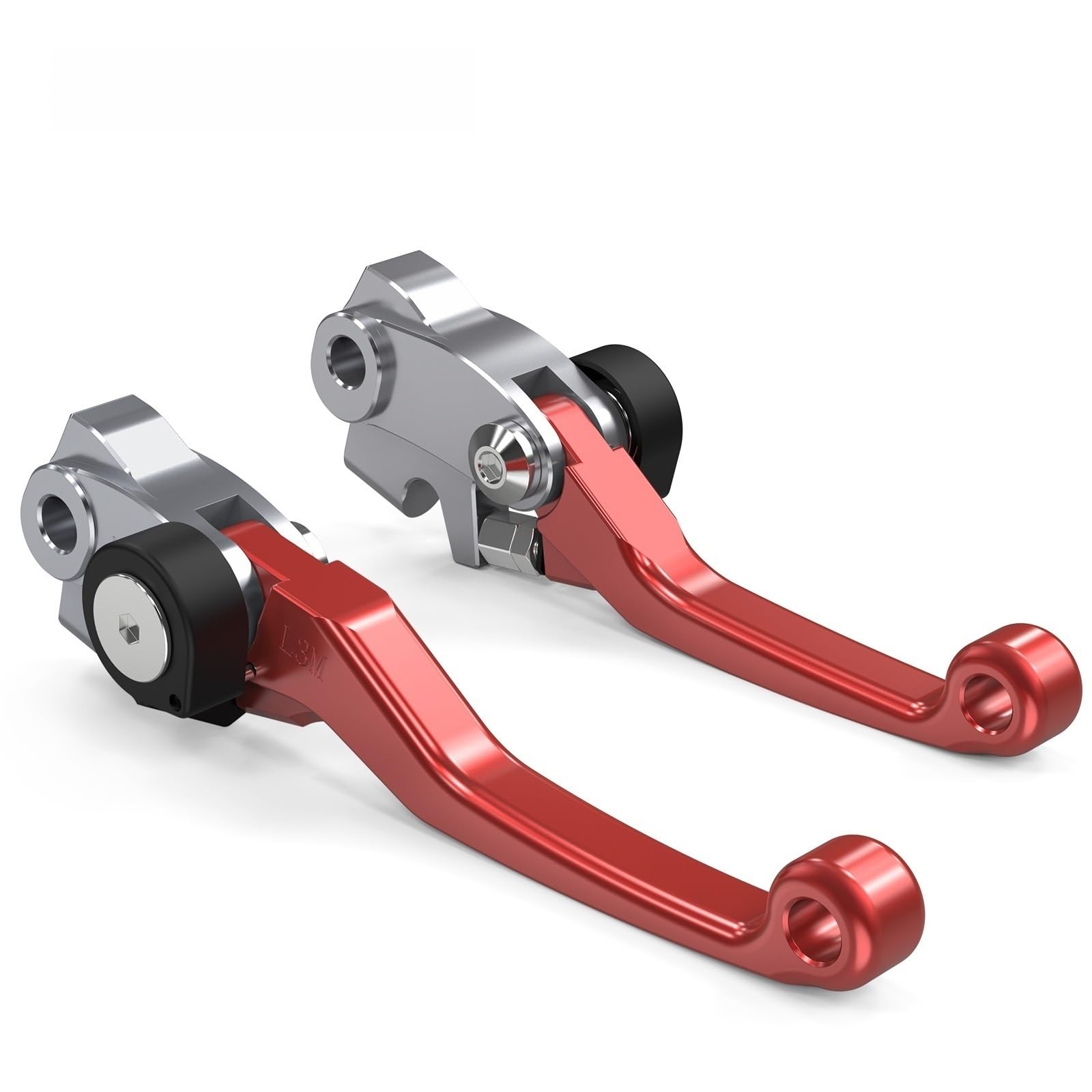 Twixral Motorbike Brake Levers for GasGas EC 300 250 2021-2025 Folding Clutch Lever Brake for Husqvarna TE FE 450 2022-2024(Red)